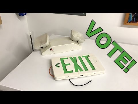 S.E.R. Exit Sign or Emergency Light Vote