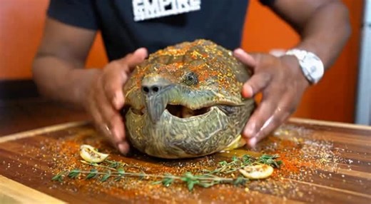 Keiron Williams | Snapping turtle head | Instagram