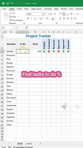 Create a Project Tracker in Excel: Quick 3-Minute Tutorial