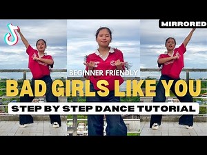 BAD GIRLS LIKE YOU - Tobii STEP BY STEP Dance Tutorial (Easy To Follow)