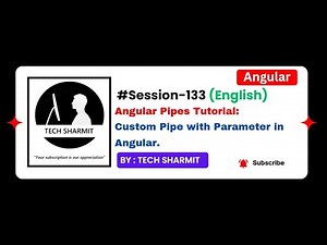 Custom pipes with parameter in Angular | Custom Pipes in Angular in English (Session‑133)