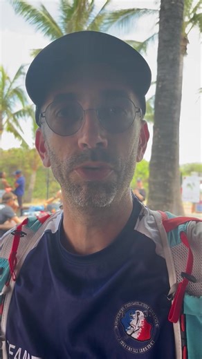 Heureux qui comme Marceau le policier loue la bienveillance de la population réunionnaise sur les sentiers et au quotidien Grand Raid Réunion - Officiel | Patrick Montel