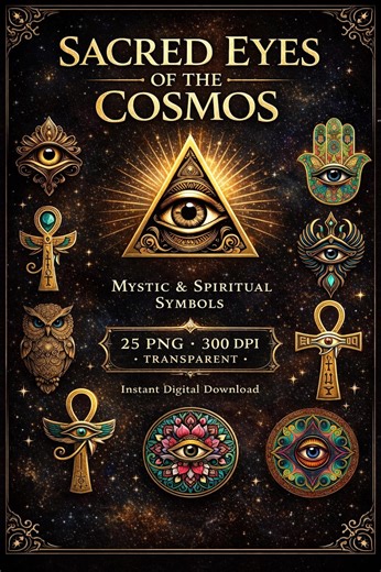 Ancient Egyptian Symbols Digital Bundle | Hamsa Hand, Scarab, Third Eye, Eye of Ra & Horus | Protection Luck Wisdom 29 PNG - Etsy UK