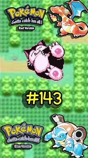 Pokemon Red & Blue Sprites - #143 Snorlax!
