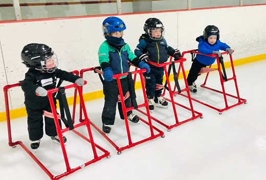 Whiz Kid Ice Skating Trainer With Harness for 2 to 6 Year Olds. Watch Video on How to Use Harness & Tighten Feet. - Etsy