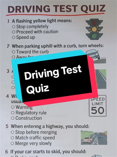 Driving Test Quiz: Can You Score 7/7?
