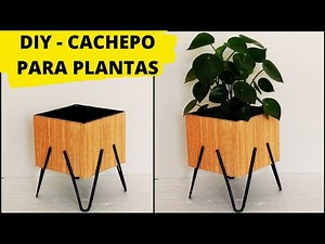 DIY | HOW TO MAKE A PLANT POT | EASY AND CHEAP IDEA WITH BBQ STICKS