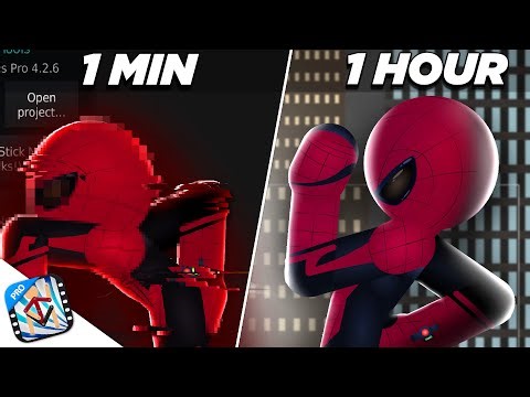 Animating Spiderman In 1 Min VS 1 Hour!