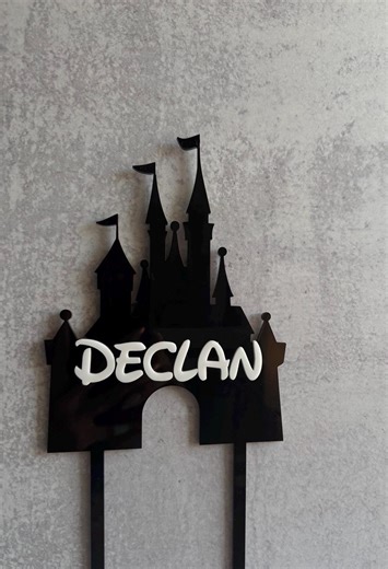 DISNEY MAGIC Castle Cake Topper / Disney Princess Party - Etsy