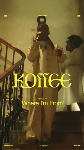 Jamaican singer Koffee performs "Where I'm From" for Vevo LIFT