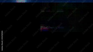 Defects and interference of the video signal. The effects of noise and malfunction of the TV, computer. Glitches and static noise background of video transmission
