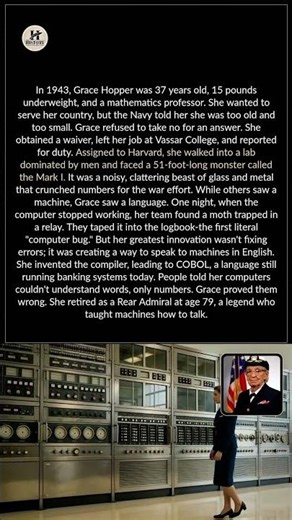 Grace Hopper: The Navy Admiral Who Taught Computers to Understand Human Language