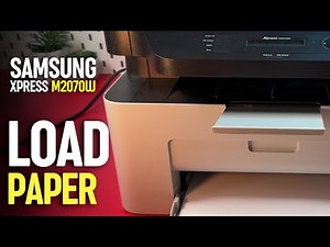 Easy Paper Loading Guide for Samsung Xpress M2070W Printer