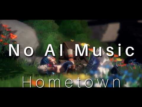 Hometown [Ylvera OST] - No AI Music - Calm Village Town Fantasy BGM