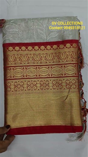 Fancy organza saree with thread work contact 9949318121 Free shipping #elegant #fashionstyle #saree