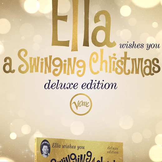 Ready for the holidays? Shop the timeless holiday classic “Ella Wishes You A Swinging Christmas” Deluxe Edition, featuring a second LP with six tracks making their vinyl debut! For the first time, all of Ella’s holiday recordings for Verve Records and Decca Records are together on one collection 🎁 | Ella Fitzgerald