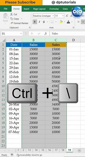#ExcelShort19 - Excel Trick To Compare Two Different Columns To Identify Differences