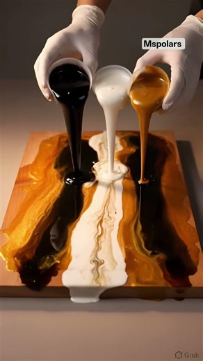 Rusty Metal → Glossy Resin Art 🔥#epoxyresin