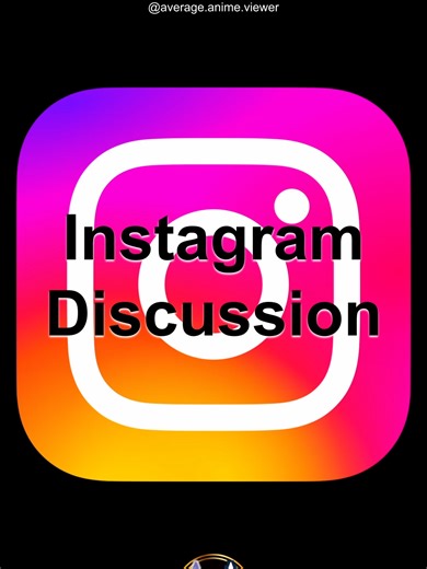 Instagram Discussion. Not my usual content but I needed to address this. I may not have the largest following but strive for open and honest discussion, of which this user does anything but. Malicious intent is where I draw the line and won't just sit back while they farm for engagement. . . . . #animetiktok #threads #instagram