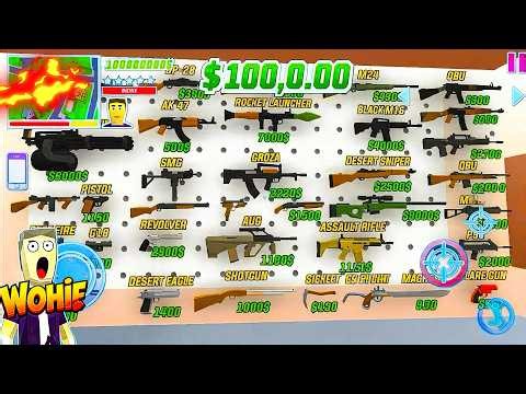 All Secret & Rare Weapons Location In Dude Theft Wars | CHM JALAL