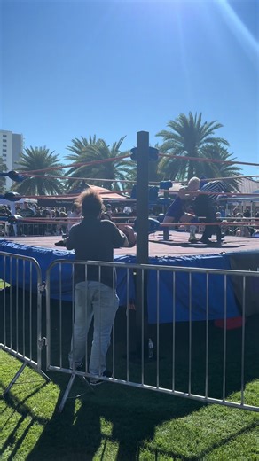 #Wrestling matches in Cocoa Beach was so funny to watch