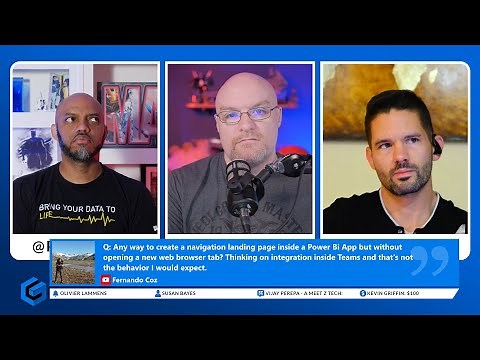 Any way to create a navigation landing page inside a Power BI App?