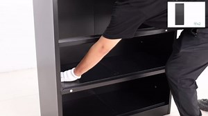 6 Doors Metal Lockers for Employees, Steel Storage Locker with Lock and Card Slot, Employee Lockers for Home, Office, School, Gym, Require Assembly(Black)