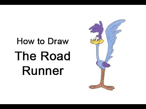 How to Draw the Road Runner (Looney Tunes)