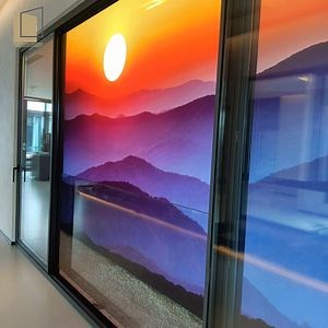 [Hot Item] Modern Concealed Sash Sliding Door Frame Design Large Glass Sliding Door