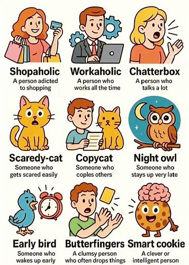 Fun English Words to Describe People’s Personalities || Learn 9 Cool Character Terms!