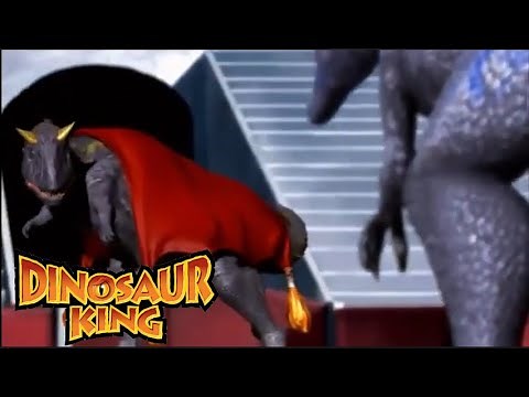 Dinosaur King Carnotaurus vs Allosaurus Fight Scene | Dinosaur King Battles #2