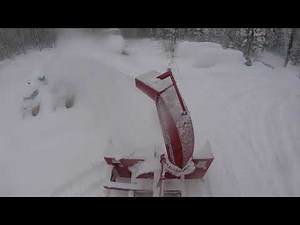 #128 Kubota B2601 Compact Tractor 3 Point Hitch Rear Snowblower