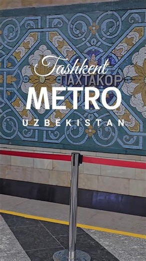🇺🇿 THE MOST BEAUTIFUL SUBWAY IN CENTRAL ASIA | STUNNING UNDERGROUND ARCHITECTURE TASHKENT UZBEKISTAN