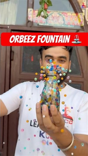 ORBEEZ fountain | science experiment #science #experiment #shorts