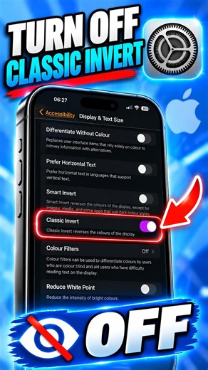 How to Turn Off Classic Invert on iPhone | Quick & Easy Guide
