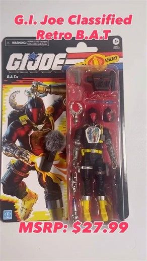 GI Joe BAT Review#actionfigures #gijoeclassified #actionfigurereview #gijoe #hasbro #cobra #yojoe