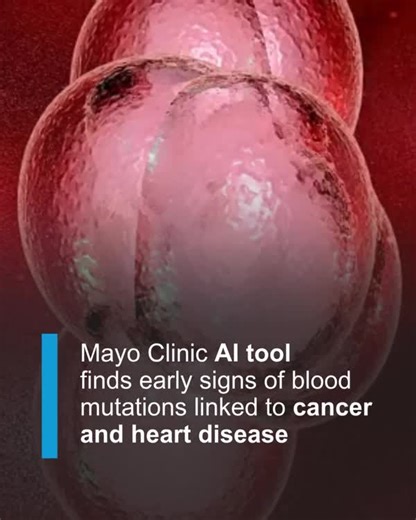 Deep inside the body, a slow-growing cluster of mutated blood cells can form. This cluster, found in 1 in 5 older adults, can raise the risk of leukemia and heart disease, often without warning. To better understand this hidden risk, Mayo Clinic researchers have developed an artificial intelligence (AI) tool to help investigators uncover how it contributes to disease risk and progression. Learn more: https://mayocl.in/4lWSOmb | Mayo Clinic