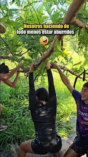 Haciendo de todo menos estar aburridos 🤣