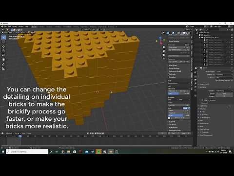 Using Bricker to create Lego explosions in Blender
