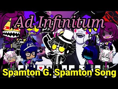 The Ethans + Deltarune React To:Ad Infinitum (Deltarune Spamton Song) By The Stupendium (Gacha Club)
