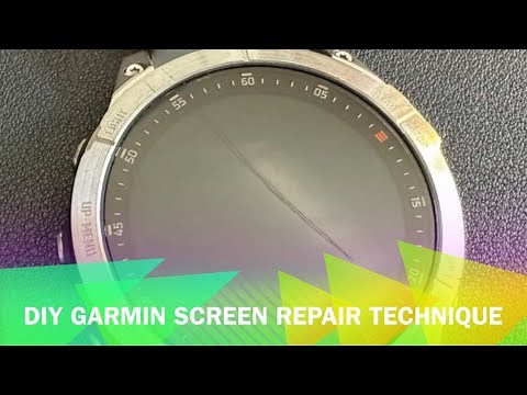 DIY Screen Repair Technique for Garmin watches