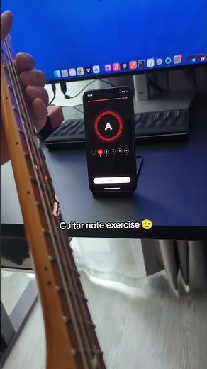 Learn the guitar notes exercise 🎸 #guitarplayer #guitarist #beginnerguitar