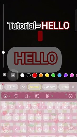 random tutoriall :))