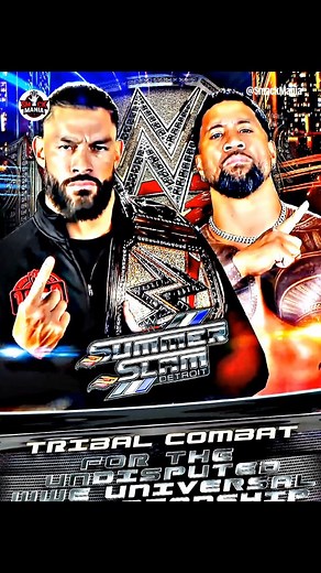 Jey Uso challenged Roman Reigns for the Undisputed Title… and the Tribal Combat got personal! 💥👑 Roman’s Spear ended it all at SummerSlam 2023! ⚔️🔥” Bloodline drama, betrayal, and legacy — this is WWE storytelling at its peak. 🎙️ Watch the moment that shook the WWE Universe! #RomanReigns #JeyUso #SummerSlam2023 #TribalCombat #Bloodline #UndisputedChampion #WWEReels #WWEDrama #WWEHighlights #wweuniverse | SmackMania
