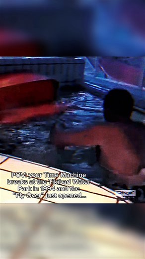 history on Instagram: "In 1994, Duinrell’s Tikibad waterpark in the Netherlands opened a slide called Fly Over. It wasn’t like a normal slide. To use it, you had to swim underwater and slip into a tube that stayed completely submerged. Once inside, water pressure forced you forward, pulling you uphill under the pool before spitting you out into another basin. The ride only lasted about 15–20 seconds, but the entire time there was no air. If you panicked or swallowed water before the tube’s safet