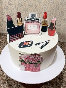 115K views · 631 reactions | How To Make Makeup Photo Cake #cakes #makeupcake #photocakes #viral #cake #newcakedesign | Cakecreation1911 | Facebook
