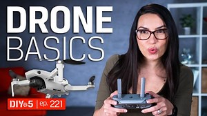 Level up your photos and videos with drone photography! On this episode of DIY-in-5, Trisha Hershberger breaks down the basics of getting started with drones, including choosing the right one, following the rules, and essential accessories. Watch the video and take flight with your creativity! | Kingston Technology