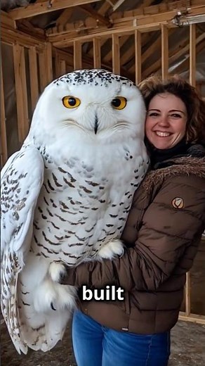 Biggest Snowy Owl on EARTH #biggestowl #wildernesstales #amazinganimals #giants