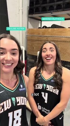 Checkin' in with the Libs Squad on Content Day 🎬 #nyliberty #mediaday #passthephone