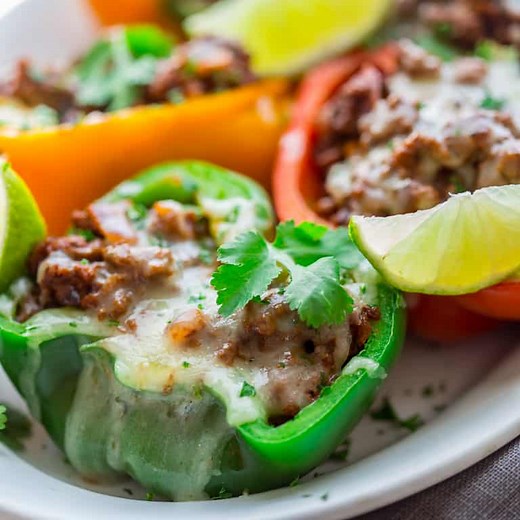Low Carb Mexican Stuffed Peppers